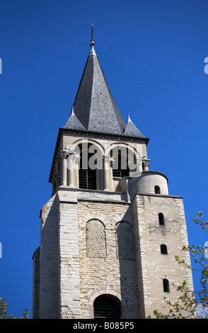 La chiesa più antica di Parigi Eglise St Germain des Pres Parigi Francia Foto Stock