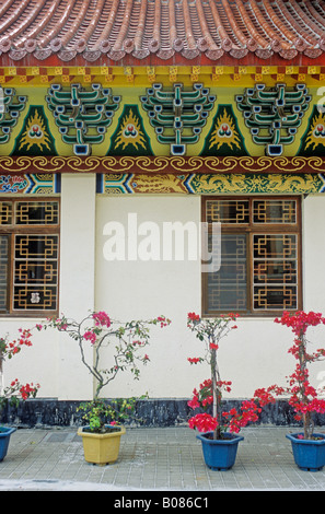 Grande Tempio Taoista Courtyard Kukwan Taiwan Foto Stock