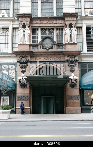 I magazzini Macy's New York City Stati Uniti d'America Foto Stock