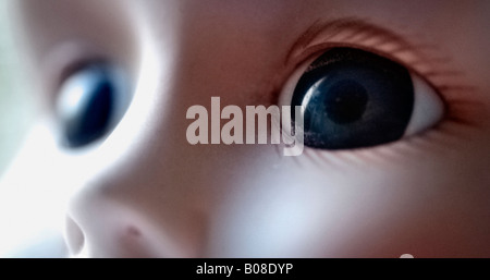 faccia di bambole Foto Stock