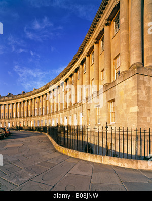 Royal Crescent, Bath, Somerset, Regno Unito. Foto Stock