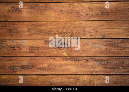 Pareti in legno, dettaglio Foto Stock