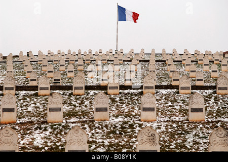 Lapidi arabo a un soldato' cimitero, Sigolsheim, Alsazia, Francia Foto Stock