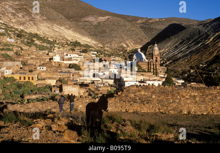 Città di Real de Catorce, San Luis Potosí, Messico Foto Stock