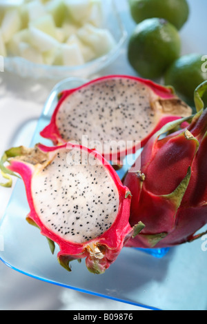 Dragon frutto aka Pitahaya, Pitaya Foto Stock