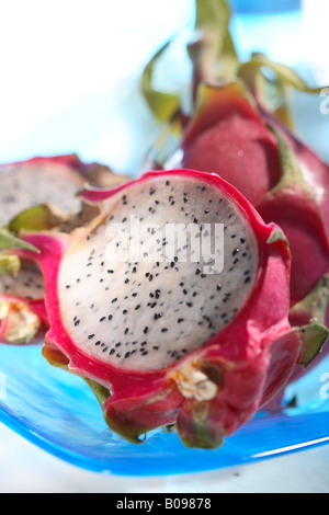 Dragon frutto aka Pitahaya, Pitaya Foto Stock