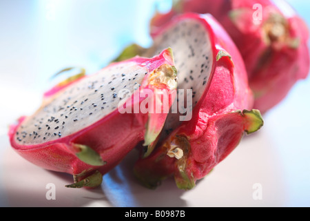 Dragon frutto aka Pitahaya, Pitaya Foto Stock