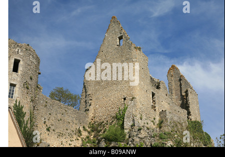 Angoli sur l'Anglin il bellissimo borgo medievale a Vienne, Poitou-Charentes, Francia. Foto Stock