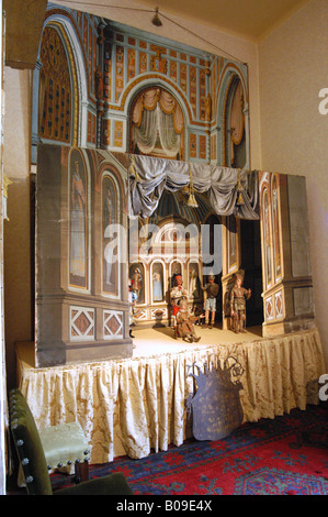 Teatro di burattini in Isola Madre museum - Lago Maggiore Piemonte Nord Italia Foto Stock