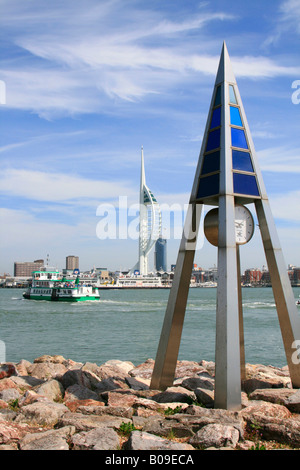 Portsmouth da gosport hampshire England Regno unito Gb Foto Stock