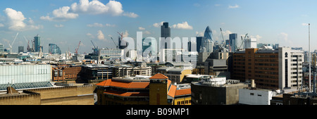 London city skyline panoramico vista Foto Stock