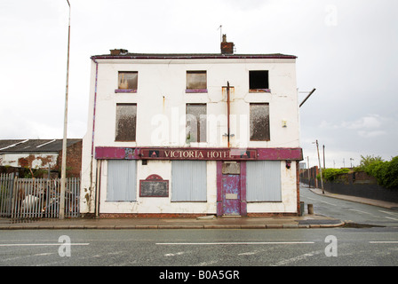 Ex Victoria hotel a Liverpool Regno Unito Foto Stock