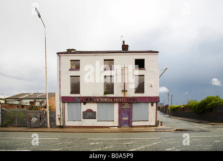 Ex Victoria hotel a Liverpool Regno Unito Foto Stock