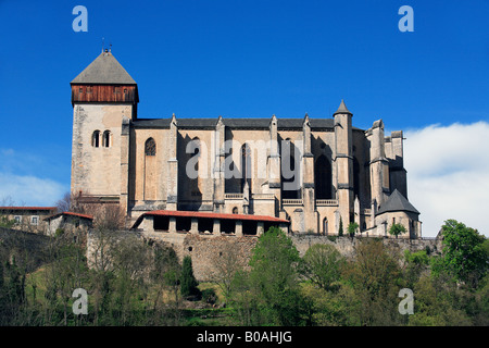 Europa francia Haute Garonne Saint Bertrand de Comminges la cattedrale Foto Stock