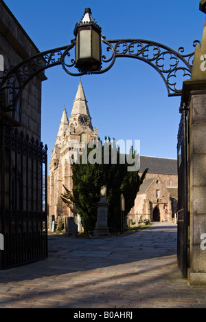 Ingresso alla St Machar's Cathedral, Aberdeen Foto Stock