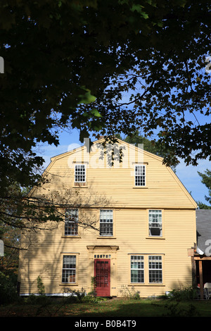 Storico villaggio di Deerfield, Deerfield, Massachusetts, New England, STATI UNITI D'AMERICA Foto Stock