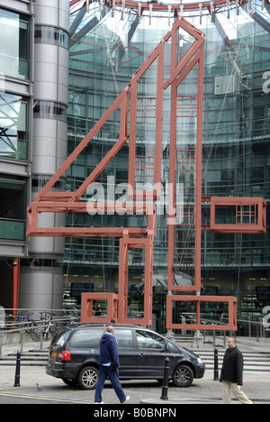 Canale 4 sede di Horseferry Road Londra Foto Stock