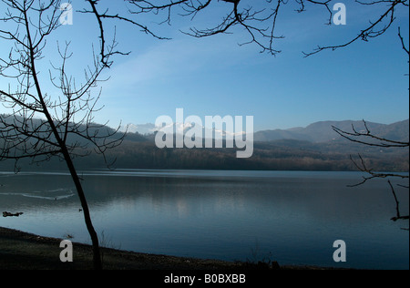 Lago piccolo di Avigliana. Foto Stock