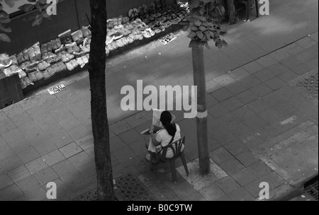 Persone di Bangkok, a vivere e a morire in Bangkok Foto Stock