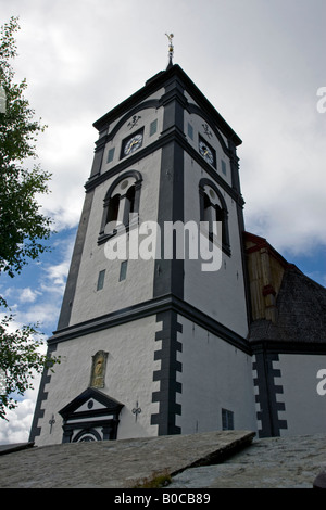 Røros chiesa nel centro della città di Røros, Sør-Trøndelag, Norvegia Foto Stock