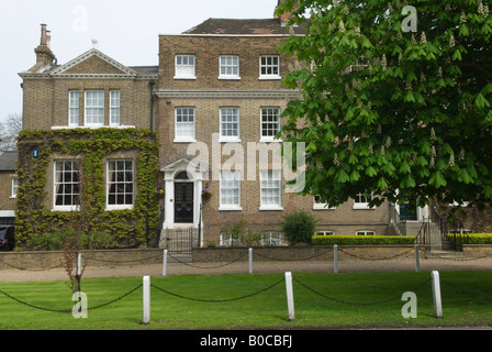 Grandi case di famiglia georgiane quartiere prospero Dulwich Village, South London SE21 2000s UK 2008 HOMER SYKES Foto Stock