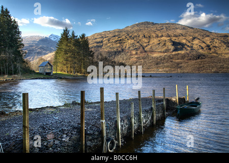 Molo di Loch Awe Foto Stock