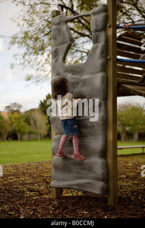 Parco avventura a scuola locale di Palmerston North Nuova Zelanda Foto Stock