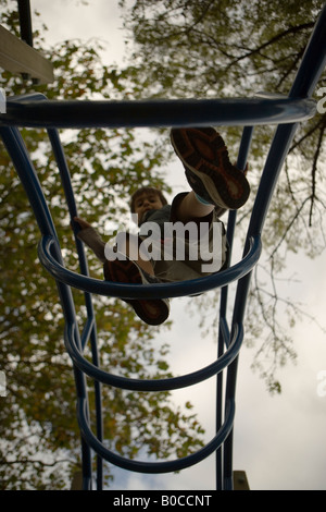 Parco avventura a scuola locale di Palmerston North Nuova Zelanda Foto Stock