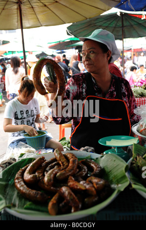 Persone di Bangkok, a vivere e a morire in Bangkok Foto Stock