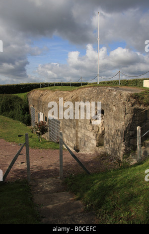 Fort Hillman vicino Colleville-Montgomery Francia Foto Stock