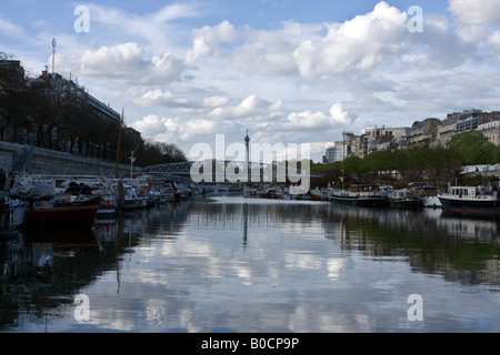 Porto e giardino, Arsenale di Parigi, Francia, Europa Foto Stock