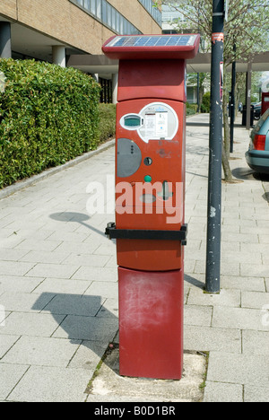 Energia solare misuratore di parcheggio Foto Stock