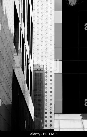 Jardine House da Queens Road Central, Hong Kong, Repubblica Popolare di Cina. Foto Stock