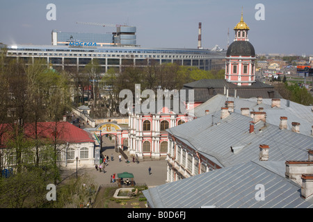 La Russia. San Pietroburgo. Alexander Nevsky Lavra o del Monastero di Alexander Nevsky,. Foto Stock