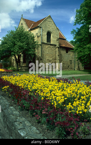 Worksop Priory Gatehouse, Nottinghamshire, Inghilterra Foto Stock