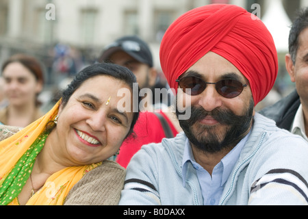 Vaisakhi Mela - la religione Sikh nuovo anno - Celebrazioni a Londra Foto Stock