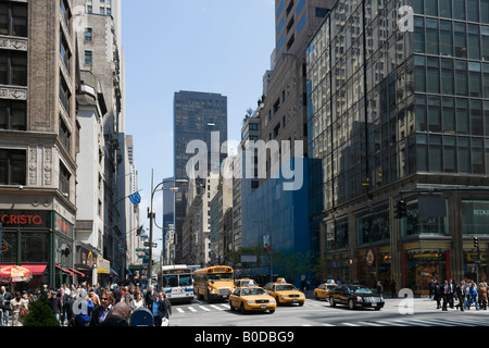 Fifth Avenue, Midtown Manhattan, a New York City Foto Stock