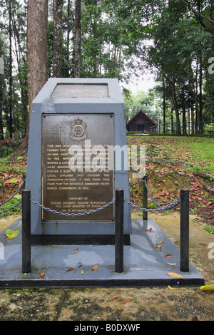 Guerra Mondiale 2 Memorial, Sandakan, Sabah Malaysian Borneo Foto Stock