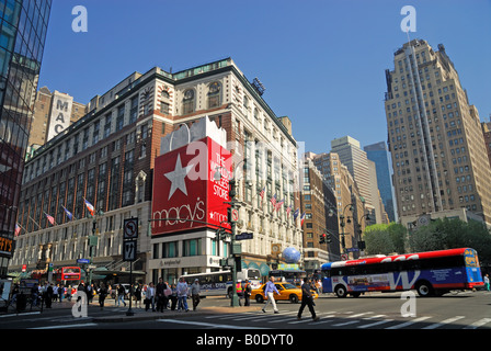 Herald Square, Midtown Manhattan Foto Stock