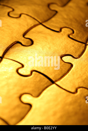 puzzle d'oro Foto Stock