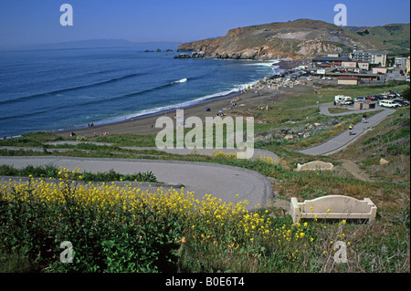 Rockaway Beach in California Pacifica Foto Stock