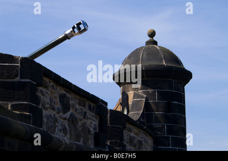 Edimburgo - ore una pistola a castello. Foto Stock