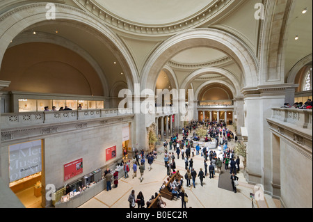 Sala Grande del Metropolitan Museum of Art di Fifth Avenue, New York City Foto Stock