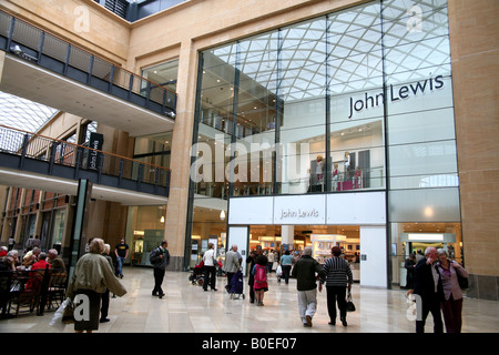 John Lewis department store in Grand Arcade shopping center Cambridge Foto Stock