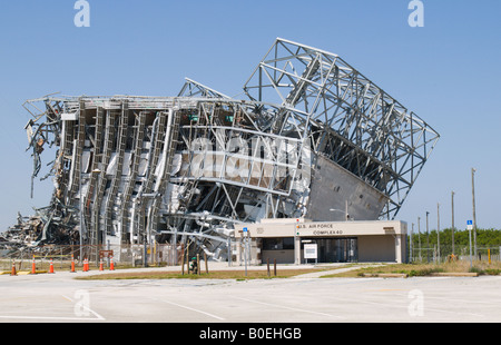 SPACE Launch Complex 40 DI CAPE CANAVERAL in Florida è stato demolito con esplosivi DOMENICA 27 APRILE 2008 DAL 1965 AL 2005 AM Foto Stock
