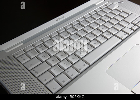 Apple MacBook Pro laptop computer tastiera Londra Inghilterra Regno Unito Foto Stock