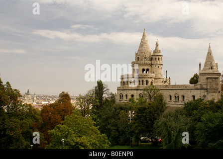 Il Bastione dei Pescatori a Budapest Foto Stock