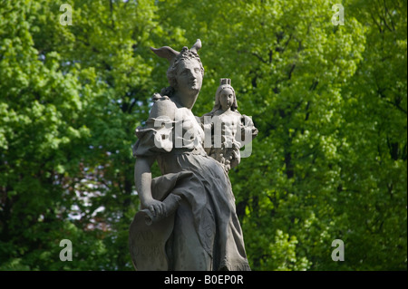 La scultura in giardino sassone Varsavia POLONIA Foto Stock