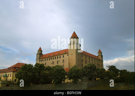 Il castello di Bratislava in Slovacchia Foto Stock