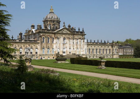 CASTLE HOWARD maestoso HOME ESTATE YORKSHIRE INGHILTERRA Foto Stock